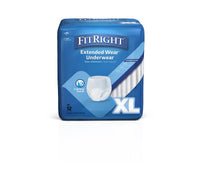 Medline Protection Plus Extended-Capacity Overnight Protective Underwear - XL 56"-68"