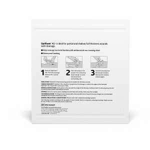 Medline Optifoam Ag Silver Adhesive Foam Dressing 6" x 5.5"