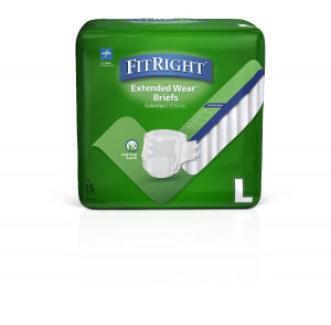 Medline Extended-Wear High-Capacity Adult Incontinence Brief - L 41"-59"