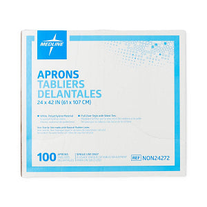Medline Polyethylene Apron 24" x 42"