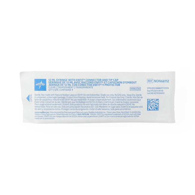ENFit Sterile Syringe 12 mL