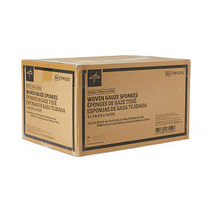 Medline Economical Sterile Woven Gauze Sponge; 12-Ply 3" x 3"