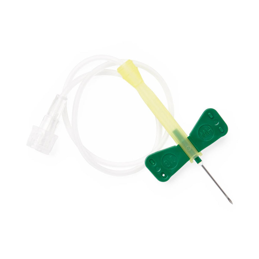 Medline SafeSlide Blood Collection Set no Luer adapter 21G x 0.75"