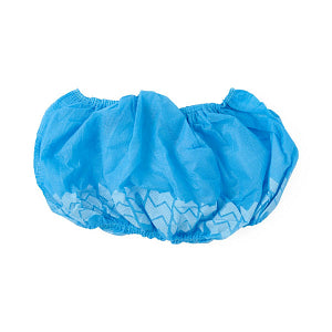 Medline Spunbonded Polypropylene Non-Skid Shoe Cover Blue Regular/Large