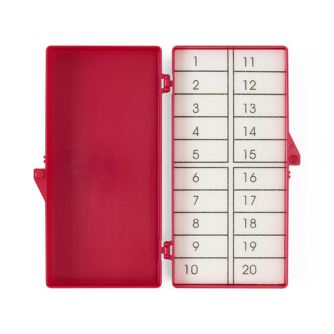 Medline Needle Counter Foam Block with Adhesive 20 Count with Adhesive