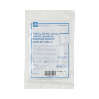 Medline Invisishield Multipurpose Surgical Towel Drape Large 18" x 24" Frosted
