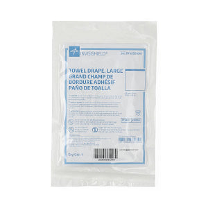 Medline Invisishield Multipurpose Surgical Towel Drape Large 18" x 24" Frosted