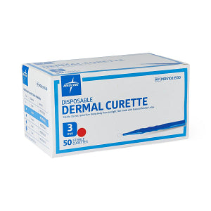 Medline Sterile Single-Use Dermal Curette 3.0 mm