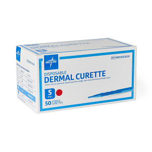 Medline Sterile Single-Use Dermal Curette 5.0 mm