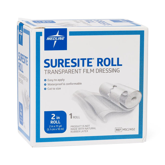 Medline Suresite Window Transparent Film Dressing 5 cm x 10 m