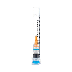 Sol-Care Snap Syringe with Fixed Safety Needle 3cc  25G x 5/8"