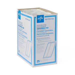 Medline Abdominal Pad; 5" x 9"