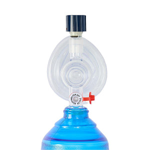 Medline Bag Valve Mask (BVM) Manual Resuscitator Pediatric Size 3 Mask PEEP Valve