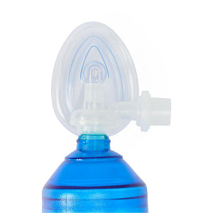 Medline Adult Bag Valve Mask (BVM) Manual Resuscitator bag reservoir filter 7" oxygen tubing