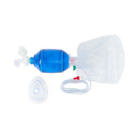 Medline Adult Bag Valve Mask (BVM) Manual Resuscitator bag reservoir filter 7" oxygen tubing