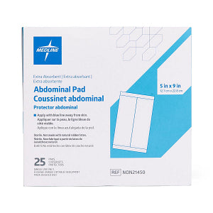 Medline Abdominal Pad; 5" x 9"