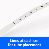 EntraFlo ENFit 3-Port Gastrostomy Feeding Tube 20 Fr 20 cc