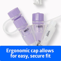 EntraFlo ENFit 3-Port Gastrostomy Feeding Tube 20 Fr 20 cc