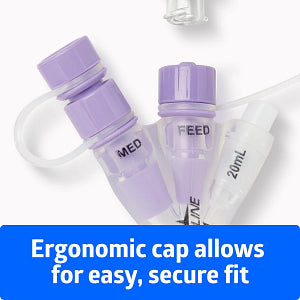 EntraFlo ENFit 3-Port Gastrostomy Feeding Tube 20 Fr 20 cc