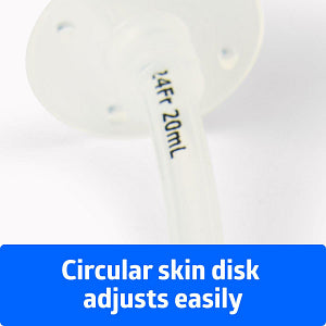 EntraFlo ENFit 3-Port Gastrostomy Feeding Tube 20 Fr 20 cc