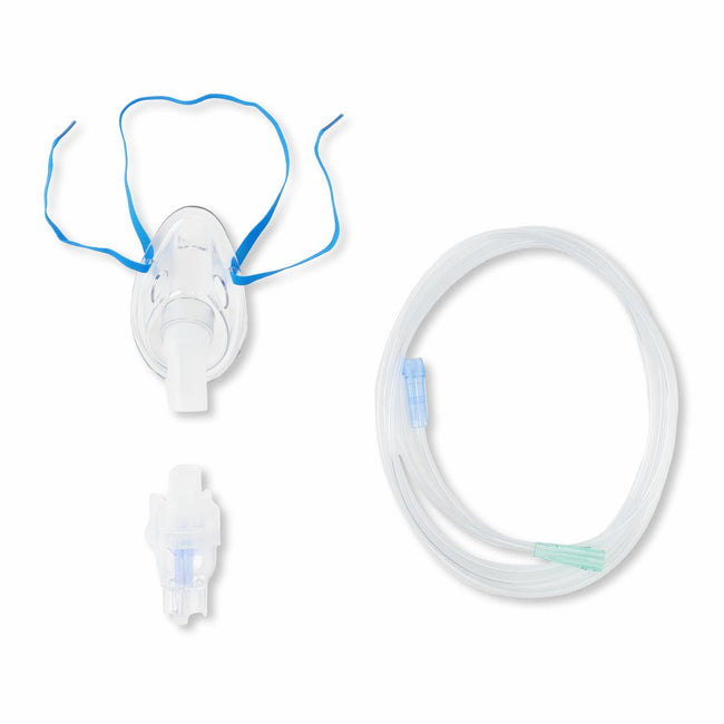 Medline Single-Use Handheld Nebulizer Kit with Mask and Tubing Pediatric Tubing 7'