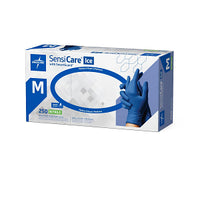 SensiCare Ice Powder-Free Nitrile Exam Glove Blue - M