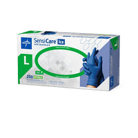 SensiCare Ice Powder-Free Nitrile Exam Glove Blue - L