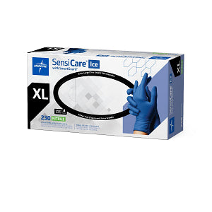 SensiCare Ice Powder-Free Nitrile Exam Glove Blue - XL