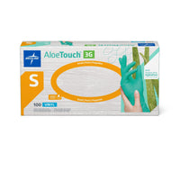 AloeTouch 3G Powder-Free Synthetic Exam Glove Green - S