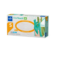 AloeTouch 3G Powder-Free Synthetic Exam Glove Green - S