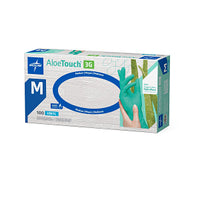 AloeTouch 3G Powder-Free Synthetic Exam Glove Green - M