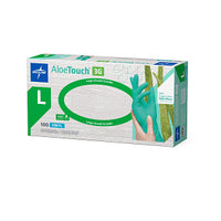 AloeTouch 3G Powder-Free Synthetic Exam Glove Green - L