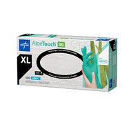 AloeTouch 3G Powder-Free Synthetic Exam Glove Green - XL