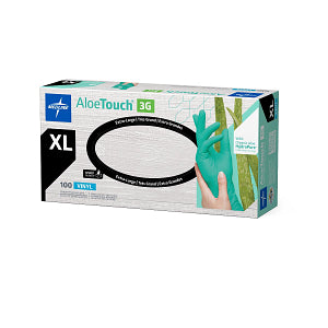AloeTouch 3G Powder-Free Synthetic Exam Glove Green - XL