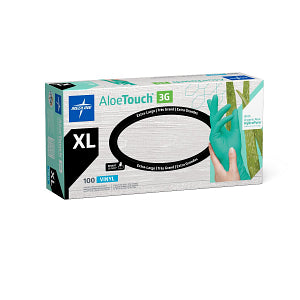 AloeTouch 3G Powder-Free Synthetic Exam Glove Green - XL