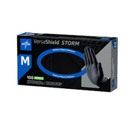 VersaShield Storm Powder-Free Nitrile Exam Glove Black - M