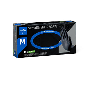 VersaShield Storm Powder-Free Nitrile Exam Glove Black - M