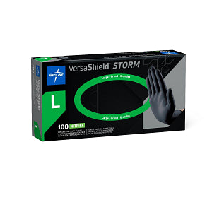 VersaShield Storm Powder-Free Nitrile Exam Glove Black - L
