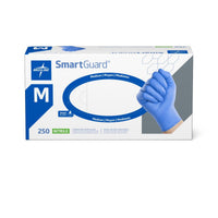 SmartGuard Powder-Free Nitrile Exam Glove Blue - M