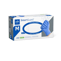 SmartGuard Powder-Free Nitrile Exam Glove Blue - M