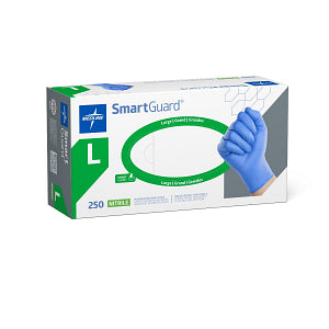 SmartGuard Powder-Free Nitrile Exam Glove Blue - L