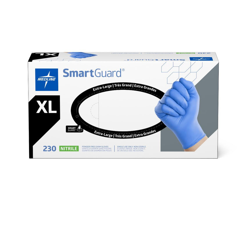 SmartGuard Powder-Free Nitrile Exam Glove Blue - XL