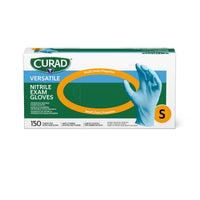 CURAD Powder-Free Nitrile Exam Glove Blue - S