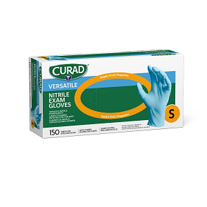 CURAD Powder-Free Nitrile Exam Glove Blue - S