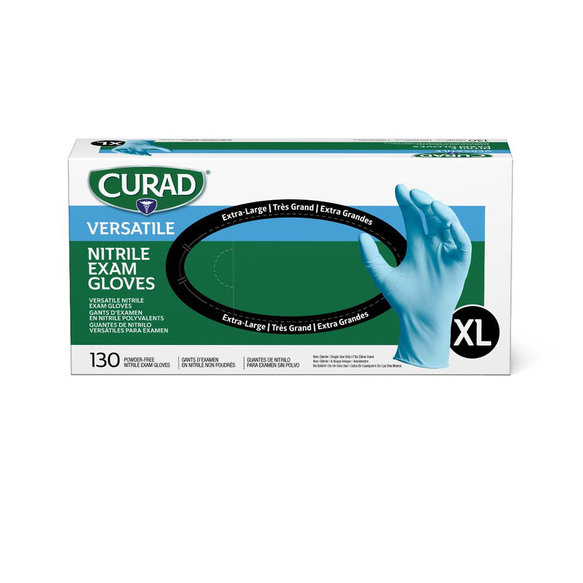 CURAD Powder-Free Nitrile Exam Glove Blue - XL