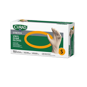 CURAD Powder-Free Synthetic Exam Glove Cream - S