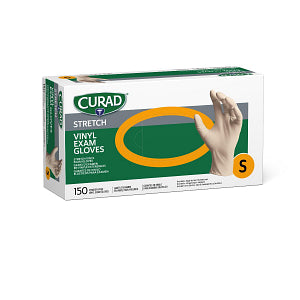 CURAD Powder-Free Synthetic Exam Glove Cream - S