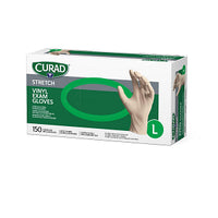 CURAD Powder-Free Synthetic Exam Glove Cream - L