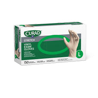 CURAD Powder-Free Synthetic Exam Glove Cream - L