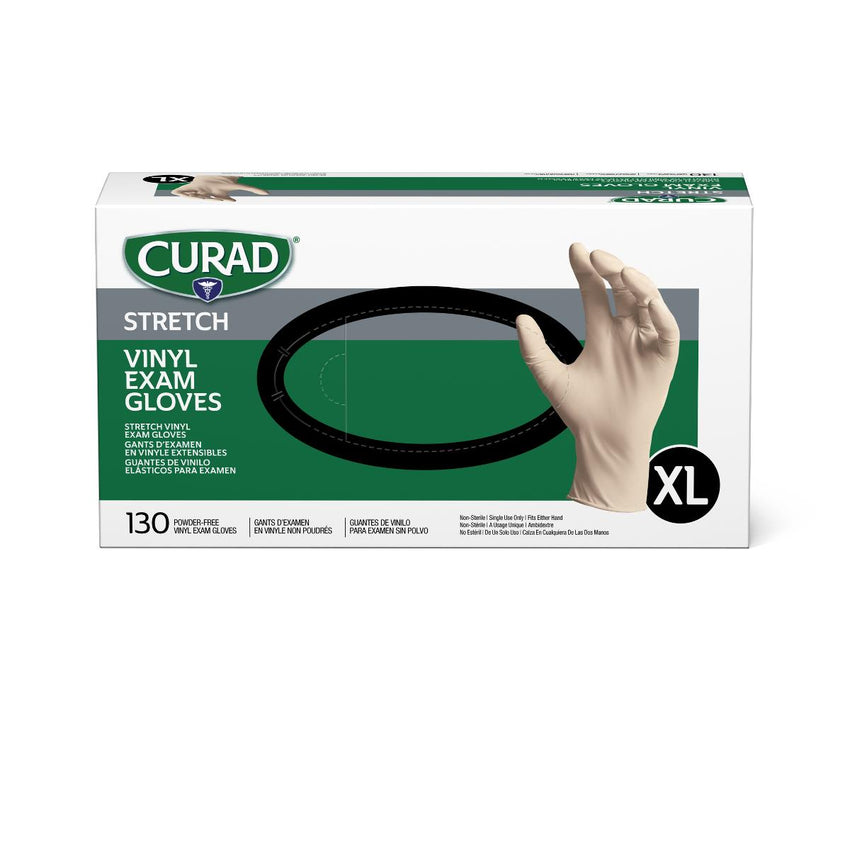 CURAD Powder-Free Synthetic Exam Glove Cream - XL